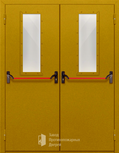 Фото двери «Двупольная со стеклом и антипаникой №65» в Александрову