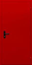 Фото двери «Однопольная глухая (красная)» в Александрову