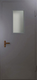 Фото двери «Техническая дверь №4 однопольная со стеклопакетом» в Александрову
