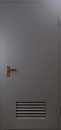 Фото двери «Техническая дверь №3 однопольная с вентиляционной решеткой» в Александрову